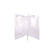 Risch 61 5.5X8.5 Clear Vinyl Menu Cover 5-1/2" X 8-1/2" Triple Pocket