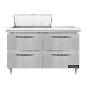 Continental Refrigerator D48N8C-D Designer Line Sandwich Unit 48"W Two-section