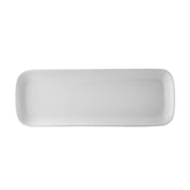 CAC China OXF-C441 Oxford Long Tray 14"L X 4"W X 3/4"H Rectangular