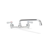 Steel Works Stainless SWFW-8-10HDLL Faucet Wall Mount 8" Center