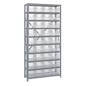 Quantum 1875-208CL Shelving Unit 18"D X 36"L X 75"H Heavy Duty