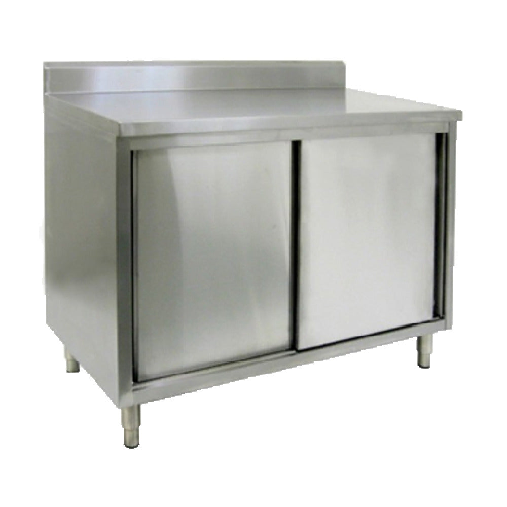 GSW USA CTD-P2472S Work Table Cabinet Base With Sliding Doors 72"W X 24"D X 35"H