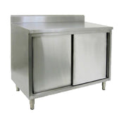 GSW USA CTD-P2460S Work Table Cabinet Base With Sliding Doors 60"W X 24"D X 35"H