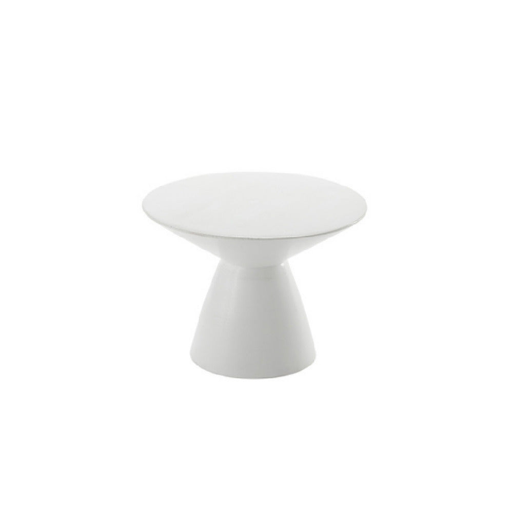 American Metalcraft MWPDW5 Pedestal Wood White