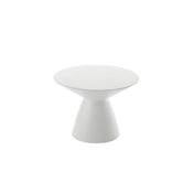 American Metalcraft MWPDW5 Pedestal Wood White