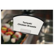 Hubert 76270 - Sneeze Guard Sign Holder, 1-1/4", Rectangular