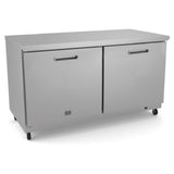 Kelvinator KCHUC60R (738291) 2-solid Hinged Door Undercounter Refrigerator