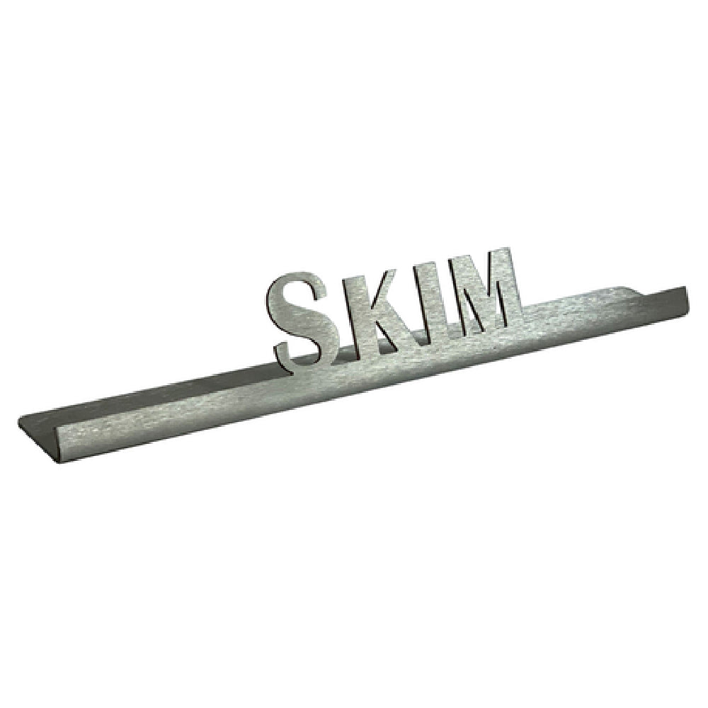 Service Ideas 1C-BF-SKIM-SIGN Beverage ID Sign "Skim" 1"H X 6-1/2"W