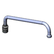 T&S Brass 062X-FM Nozzle Swivel 12" Long