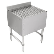 John Boos UBDB-2124-X Underbar Drainboard Freestanding 24"W X 21"D X 32-1/2"H