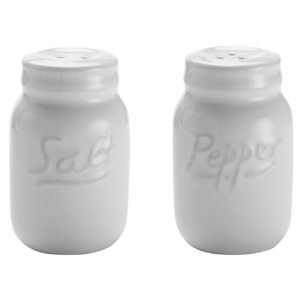 American Metalcraft CMSP Salt & Pepper Set 2 Oz. 1-1/2" Dia. X 3"H