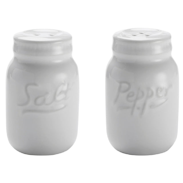 American Metalcraft CMSP Salt & Pepper Set 2 Oz. 1-1/2" Dia. X 3"H
