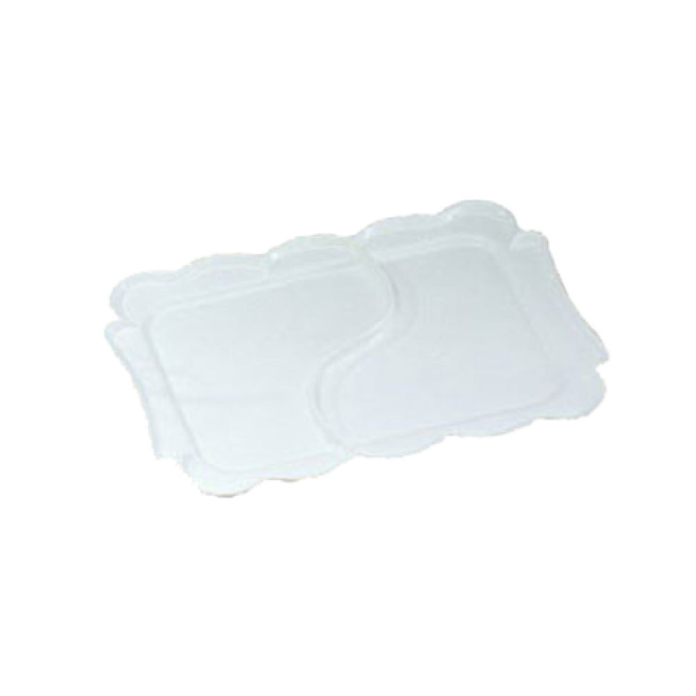 Bon Chef 2097DRED Queen Anne Divided Platter 15" X 22" Aluminum With Ceramic-look Coating