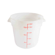 Thunder Group PLRFT318PP Food Storage Container 18 Quart Round
