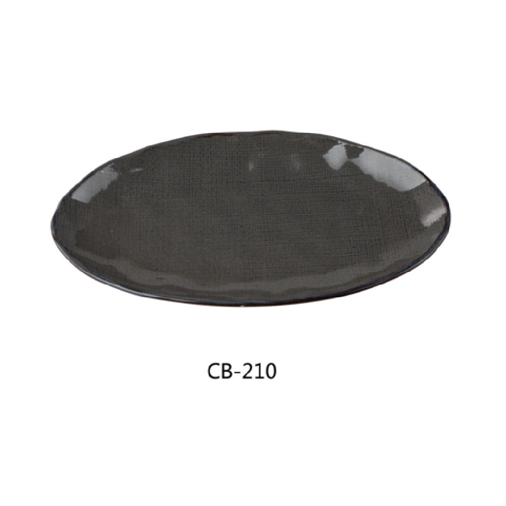 Yanco CB-210 Cowboy Oval Plate 6-1/4"W X 10"D X 1"H China