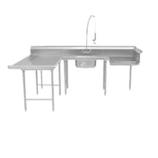 Advance Tabco DTS-U30-120L Dishtable Soiled U-shaped
