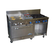 Comstock-Castle F33032-30-1.5RB Range Gas 60" Wide