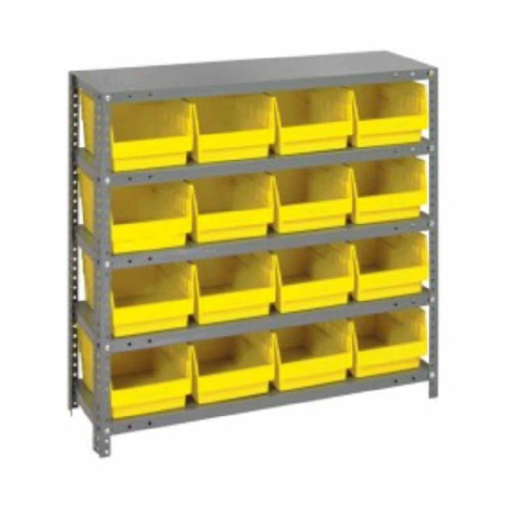 Quantum 1239-207_BLUE - Shelving Unit, 12"D X 36"L X 39"H, Heavy Duty