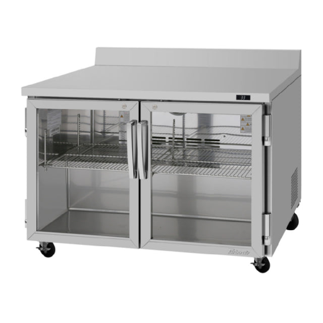Turbo Air PWR-48-G-N PRO Series Worktop Refrigerator Two-section 12.2 Cu.ft.