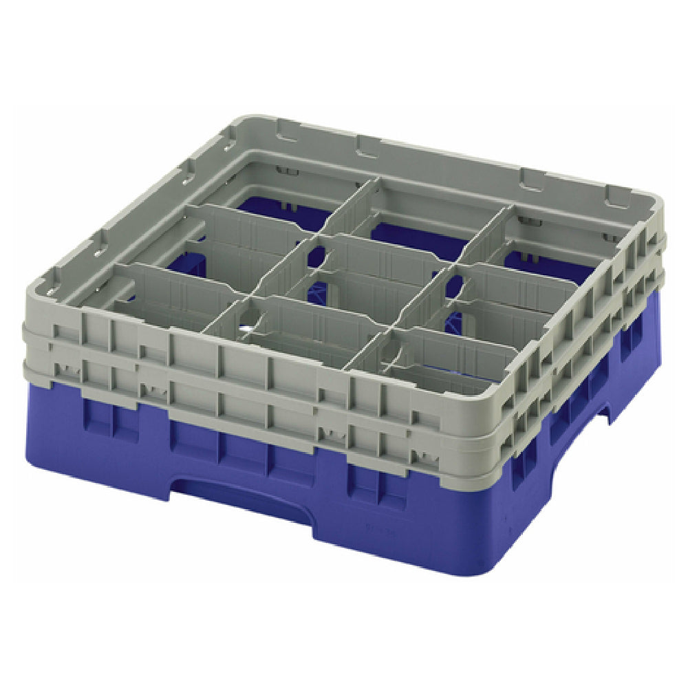 Cambro 9S434186 Camrack® Glass Rack With (2) Soft Gray Extenders Full Size
