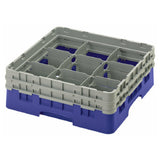 Cambro 9S434186 Camrack® Glass Rack With (2) Soft Gray Extenders Full Size
