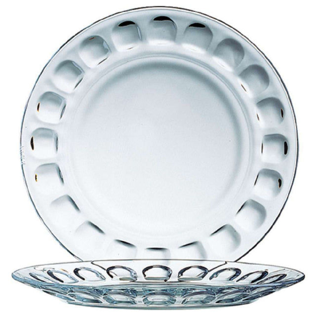 Arc Cardinal 01166 Arcoroc Roc Plate (D:6.0'') Soda Lime Glass