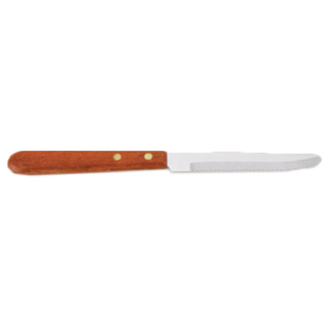 Royal ROY RSK 3 - Economy Steak Knife, 8"L, 4-1/4" Long Hollow Ground Blade