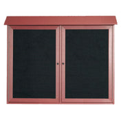 Aarco PLD3645-2L-7 Message Center 45"W X 36"H Wall Mounted