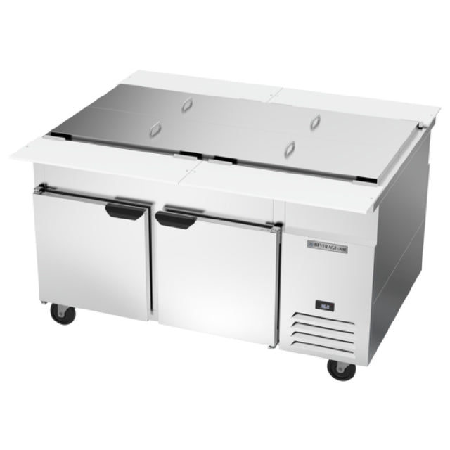 Beverage Air SPE60HC-32M-PT Mega Top Refrigerated Pass-Thru Counter Two-section