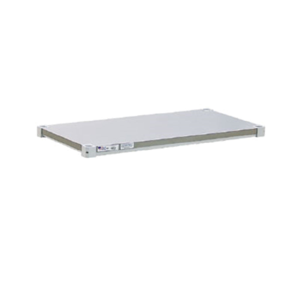 New Age Industrial 1860SB "Adjust-A-Shelf" Solid Brute Series Shelf 60"W X 18"D Aluminum Frame With Removable Aluminum Top Sheet
