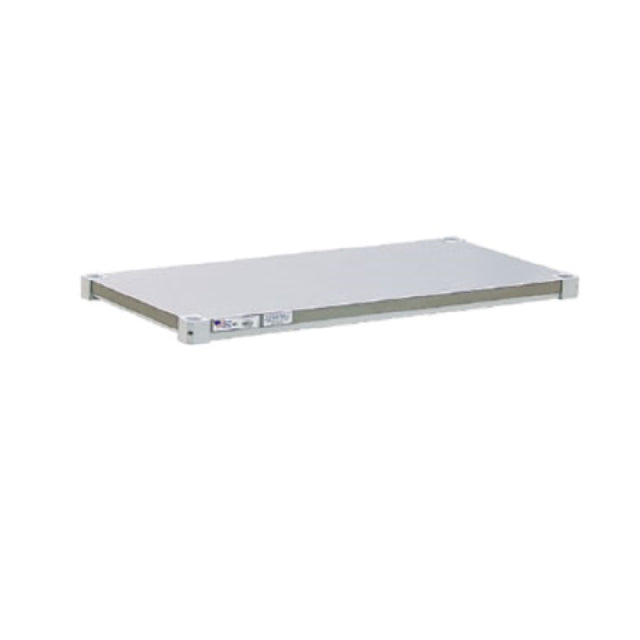 New Age Industrial 1860SB "Adjust-A-Shelf" Solid Brute Series Shelf 60"W X 18"D Aluminum Frame With Removable Aluminum Top Sheet