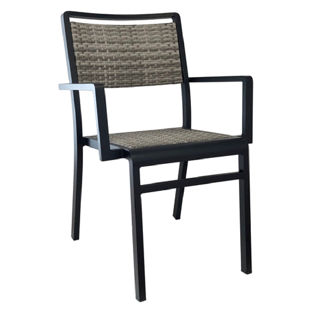 Emuamericas, Llc A1130-24-76 - Sid Stacking Armchair, Indoor/outdoor, All-weather Wicker Back And Seat