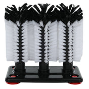 Empura 300016 - Triple Glass Washing Brush, Bar Glassware Cleaner With Base, 3 Brushes
