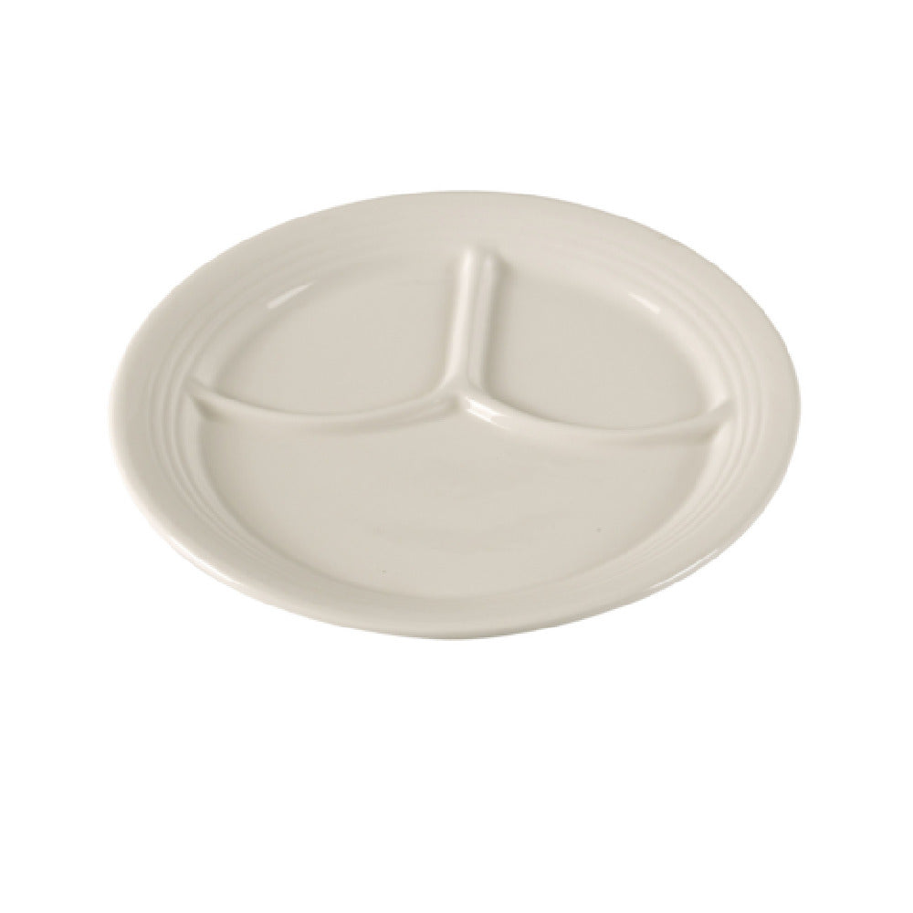 Yanco RE-309 Recovery Compartment Plate 9-1/2" Dia. 3-compartments