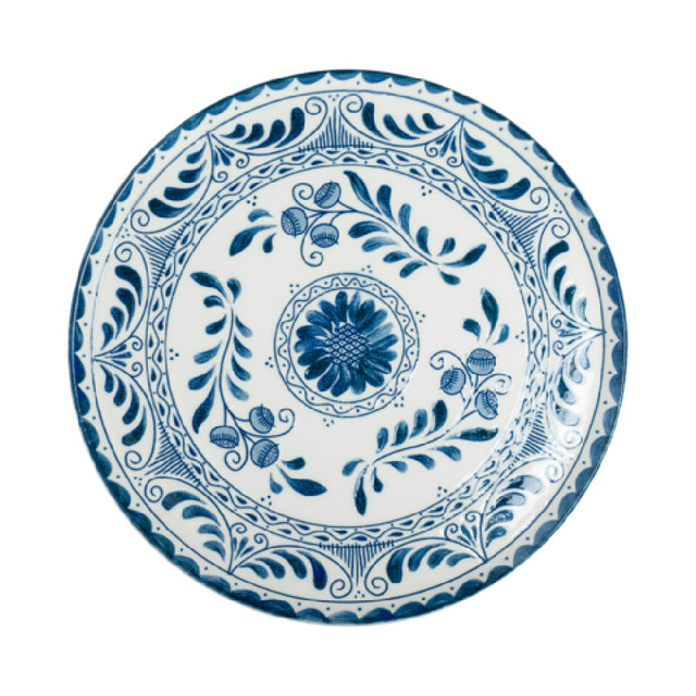 Steelite A102P800 Plate 13.0" Talavera Motiva Blue