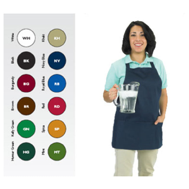 John Ritzenthaler Company 602BAFH-NV Chef Revival® Front-of-the-House Bib Apron 28" X 25"