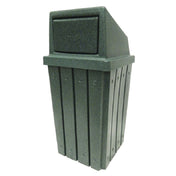 Hubert 21803 - Trash Receptacle, 32 Gallon, 18-1/4" X 18-1/4" X 29"H