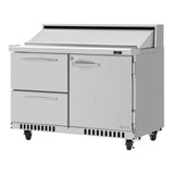 Turbo Air PST-48-D2R(L)-FB-N PRO Series Sandwich/Salad Prep Table Front Breathing Airflow