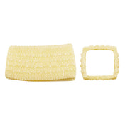 Arcobaleno Pasta Equipment AEX30STELLA#392/15R Extruder Die With Ridges Square Rigatoni