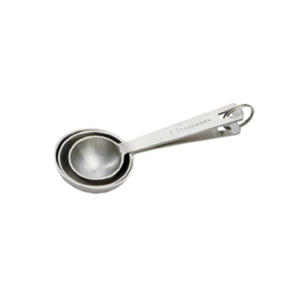 TableCraft Products 727 - Measuring Spoon Set, 3 Piece, 2 Tsp.