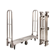 New Age Industrial 96856 Folding Utility Cart 64-3/4"Wx 16"D X 64"H (unfolded) Single Platform