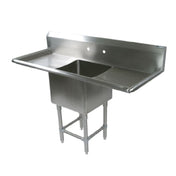 John Boos 41PB20-2D24 Pro-Bowl Sink 1-compartment 71-1/4"W X 25-1/2"D X 44-1/16"H Overall Size