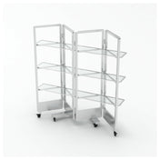 Bon Chef NX-BB-S Nexus Back Bar Display Unit 63" X 19.75" X 80.75" Clear Plate Glass