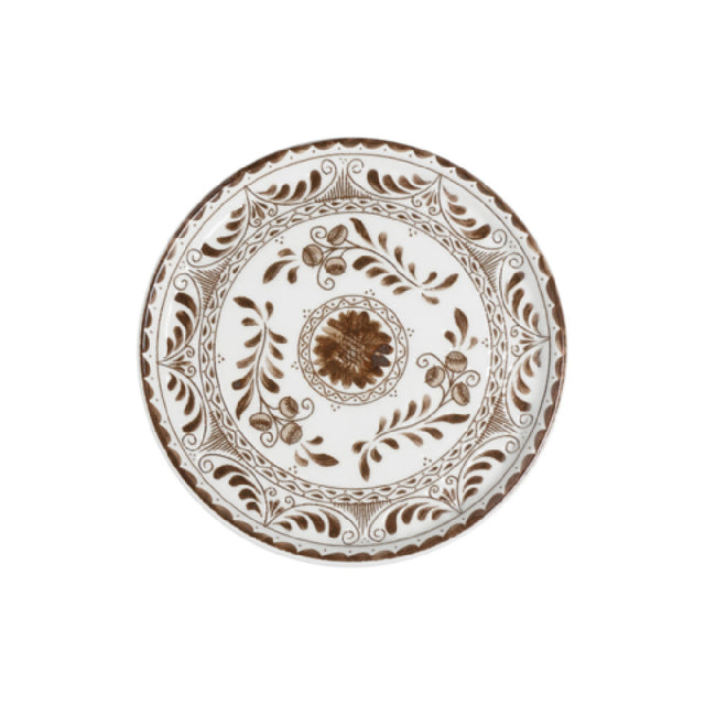 Steelite A105P803 Plate 7.5" Talavera Motiva Brown