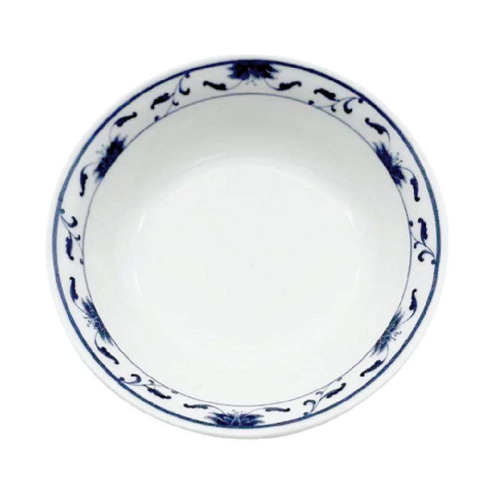 Cameo China 255-42A Blue Lotus Sauce Dish 4-1/2 Oz. (130 Ml) 4-1/2" Dia. X 1-1/2"H (11.5 Cm X 3 Cm)