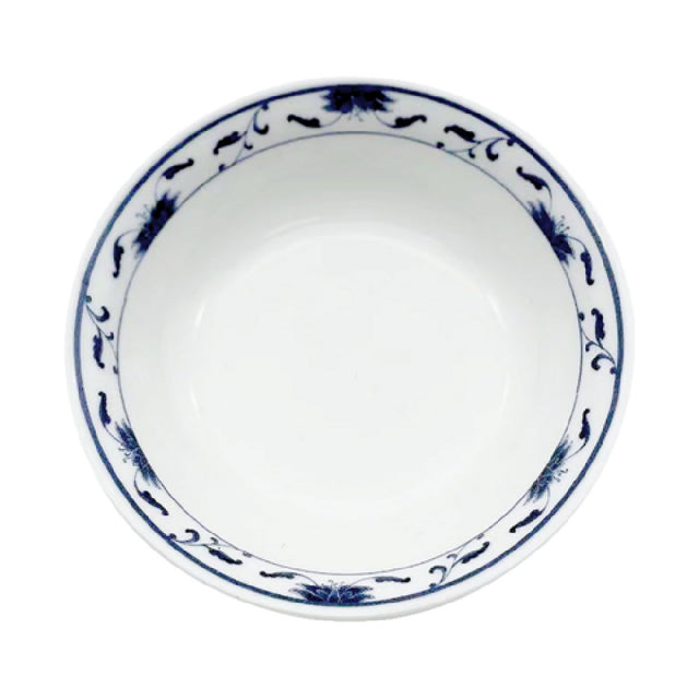Cameo China 255-42A Blue Lotus Sauce Dish 4-1/2 Oz. (130 Ml) 4-1/2" Dia. X 1-1/2"H (11.5 Cm X 3 Cm)