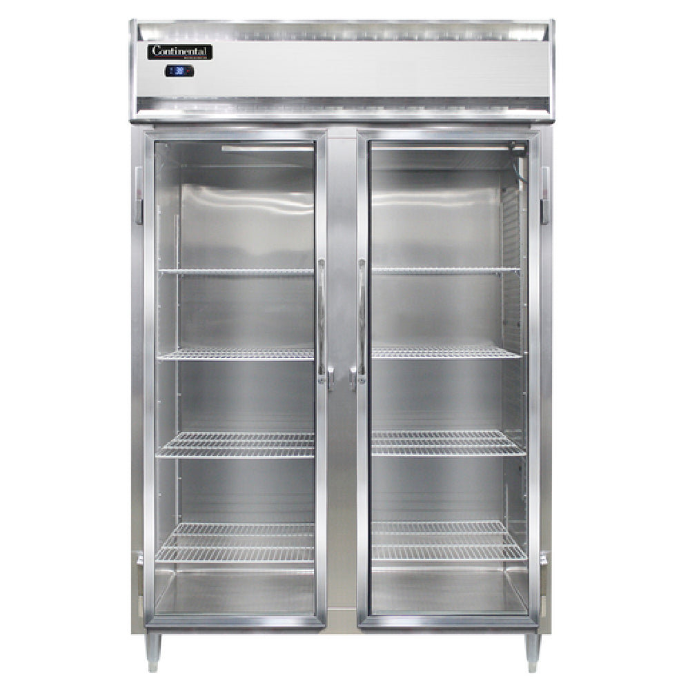 Continental Refrigerator D2RSNSAGD Designer Line Refrigerator Reach-in Two-section