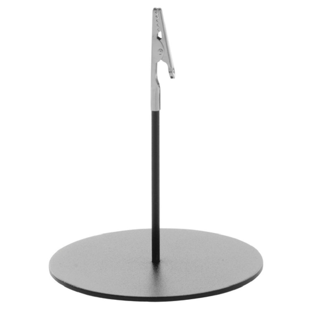 Hubert 81139 - Sign Holder, 3-3/4" Dia. X 5"H, Alligator Clip