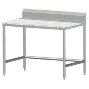 SPG 5MCT-B30 - Universal Stainless Work Table, 60"W X 30"D, 5/8" Poly Top