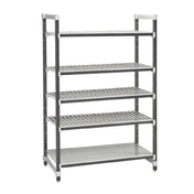 Cambro ESU244884VS5580 Camshelving® Elements Stationary Starter Unit 24"W X 48"L X 84"H